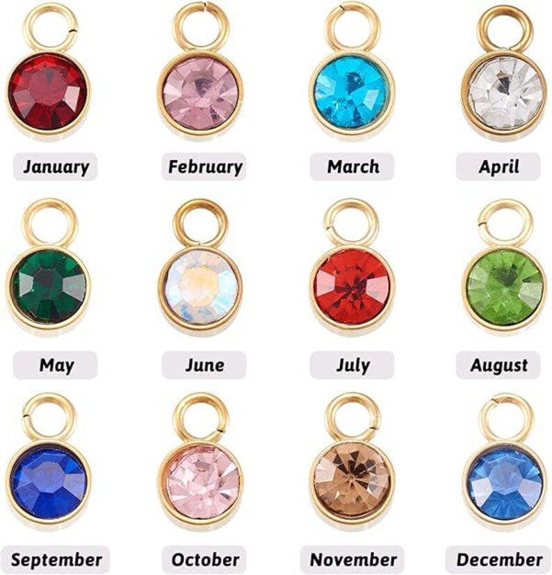 Personalized Name Necklace with Birthstone | Dainty Gold Cursive Name Necklace | Gift for Mom, Bridesmaid & Kids | Custom Jewelry