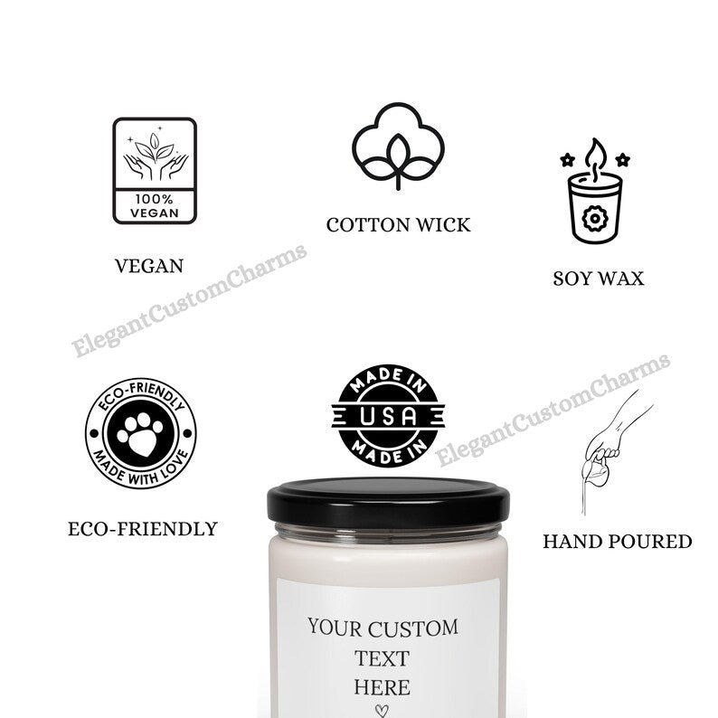 Custom Bridesmaid Proposal Scented Candle | Personalized Bridesmaid Gift, Maid of Honor Candle, Wedding Party, Unique & Thoughtful Gift